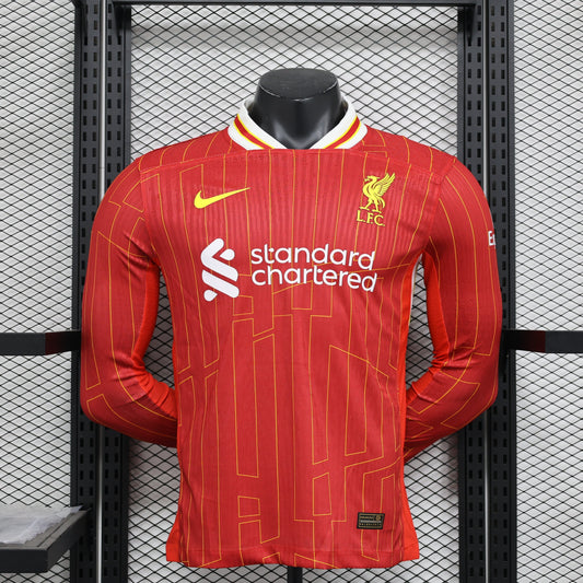 Maillot domicile Liverpool à manches longues version joueur 24/25