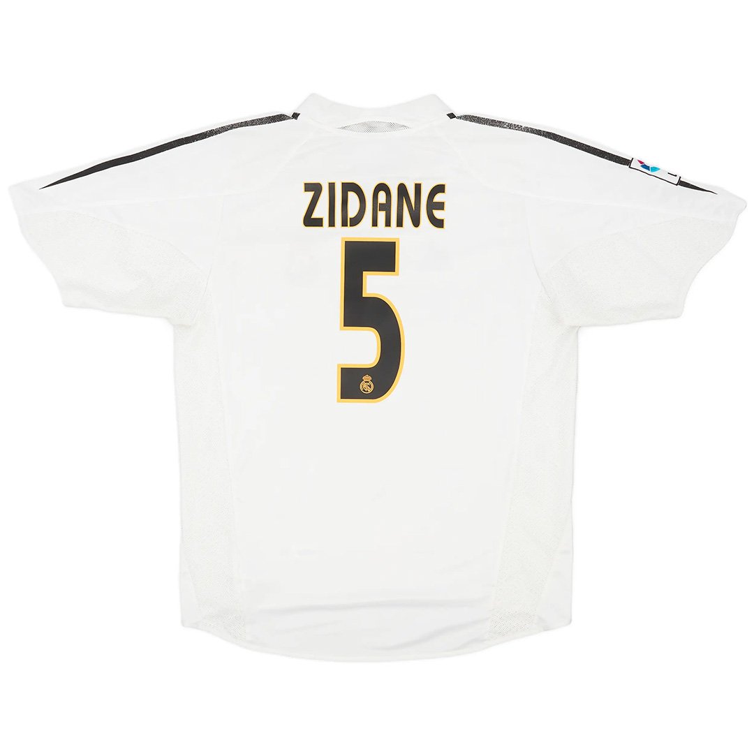 Maillot rétro Zidane 5 Real Madrid Domicile 2004/05