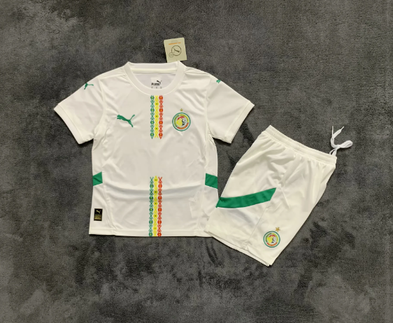 Maillots enfants 24/25 Sénégal Blanc