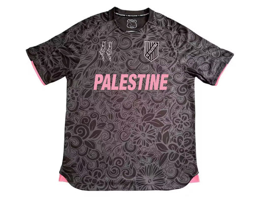 Fans Version 23/24 Palestine Camouflage gris noir Anglais