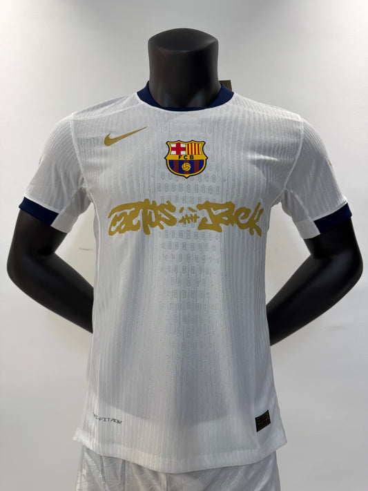 Version Joueur 25/26 Collaboration Barcelone Blanc