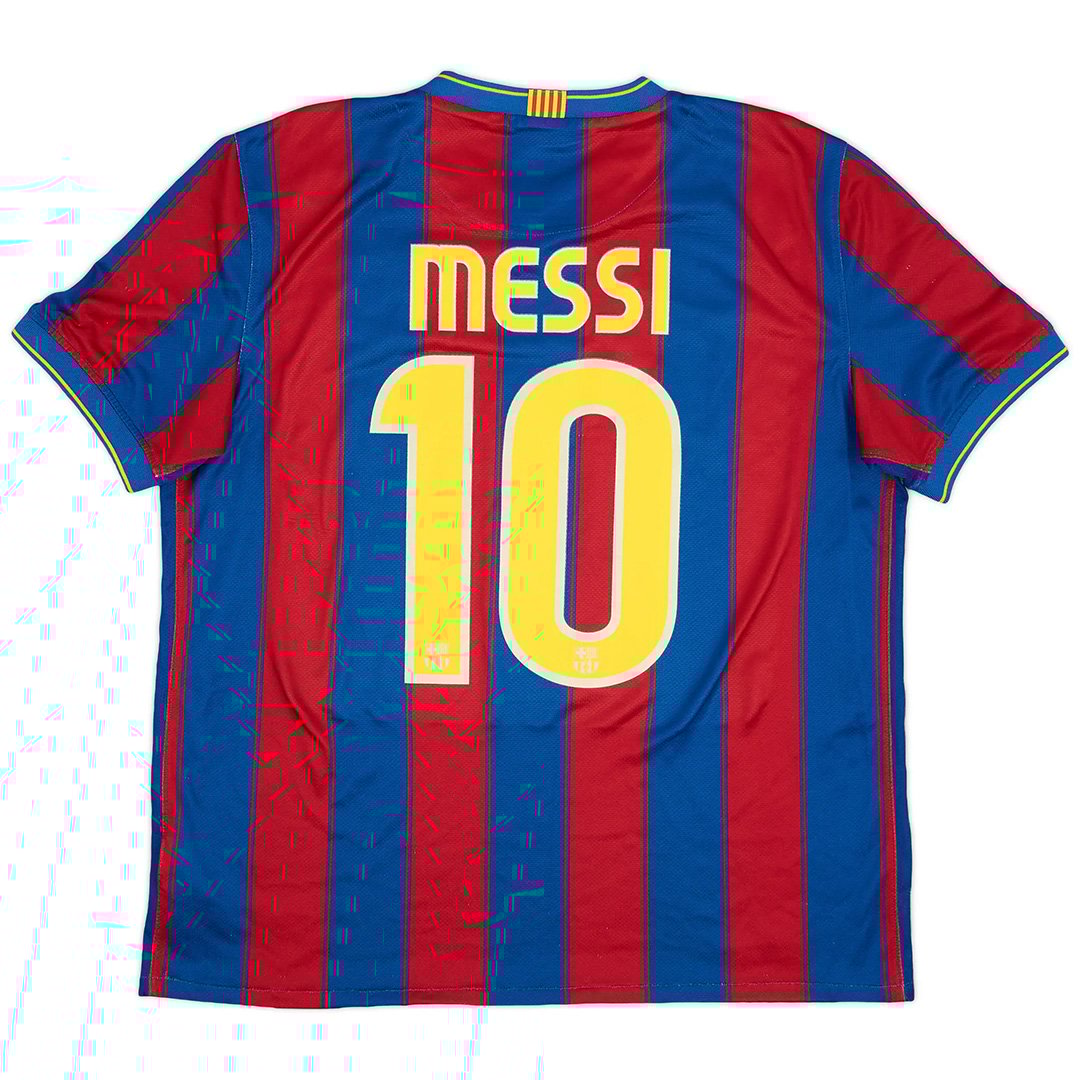Maillot rétro Messi 10 Barcelone Domicile 2009/10