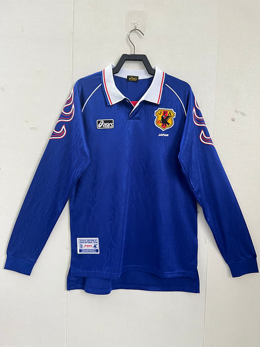 Maillot rétro à manches longues pour domicile du Japon 1998