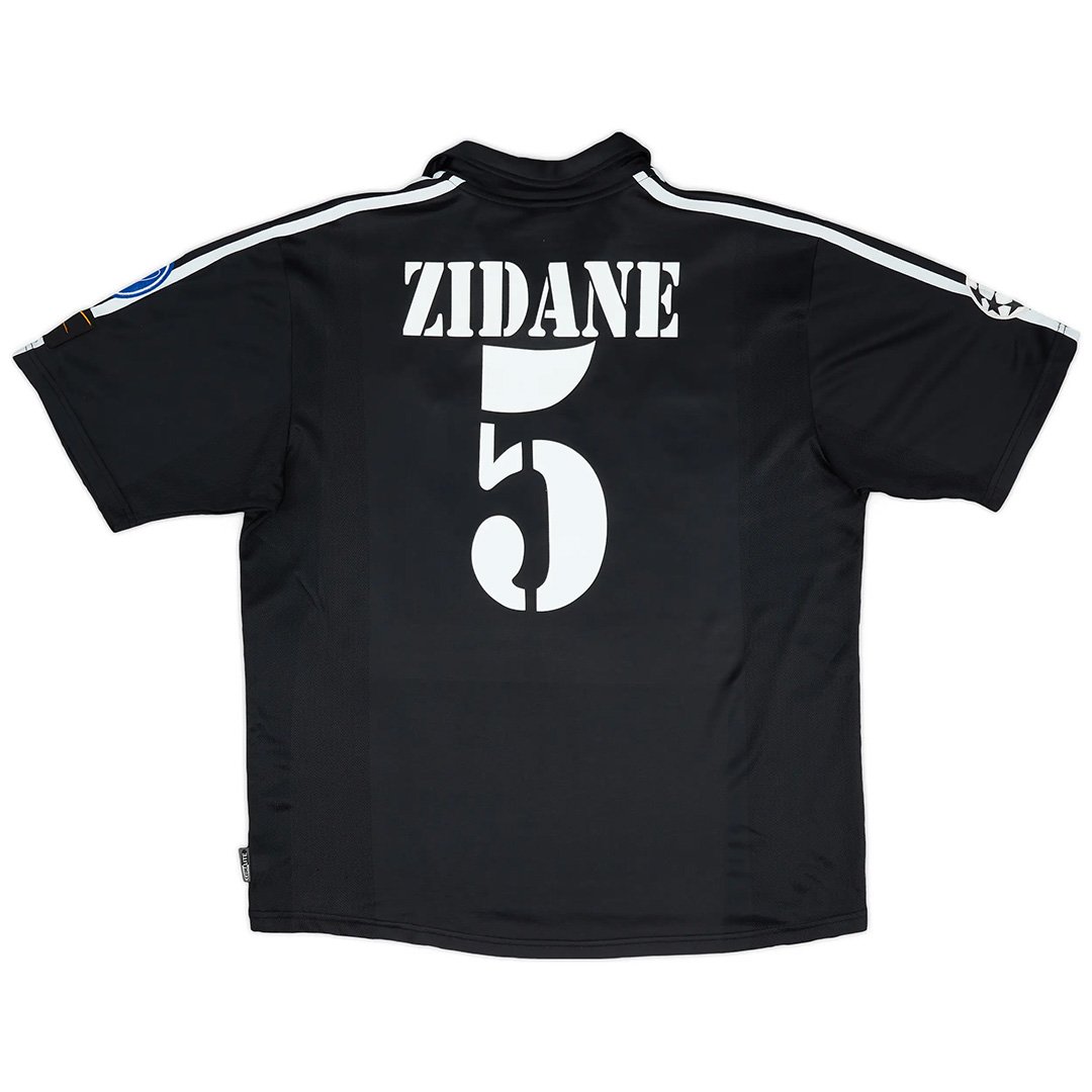 Maillot rétro Zidane 5 Real Madrid Centenaire Extérieur 2002/03