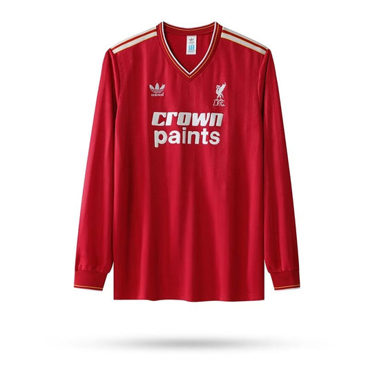 Maillot domicile Liverpool rétro 85/87 à manches longues