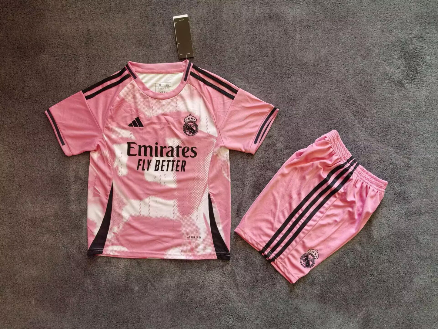 Maillots enfant 25/26 Real Madrid Rose