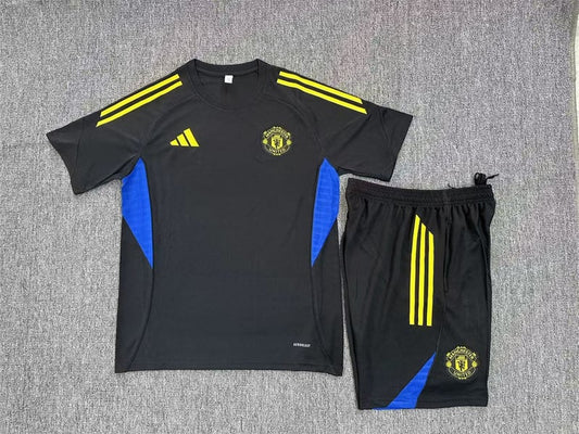 Maillots d'entraînement noirs pour adultes Manchester United 25/26