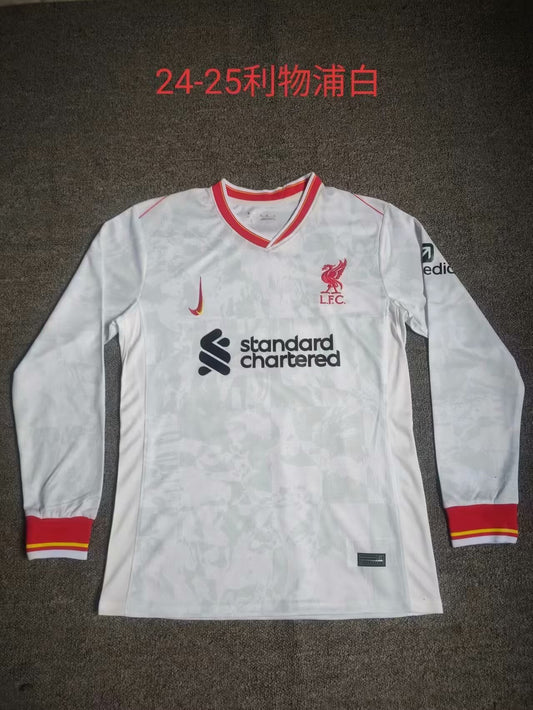 Maillot à manches longues Liverpool Tthird extérieur version 24/25 pour supporters