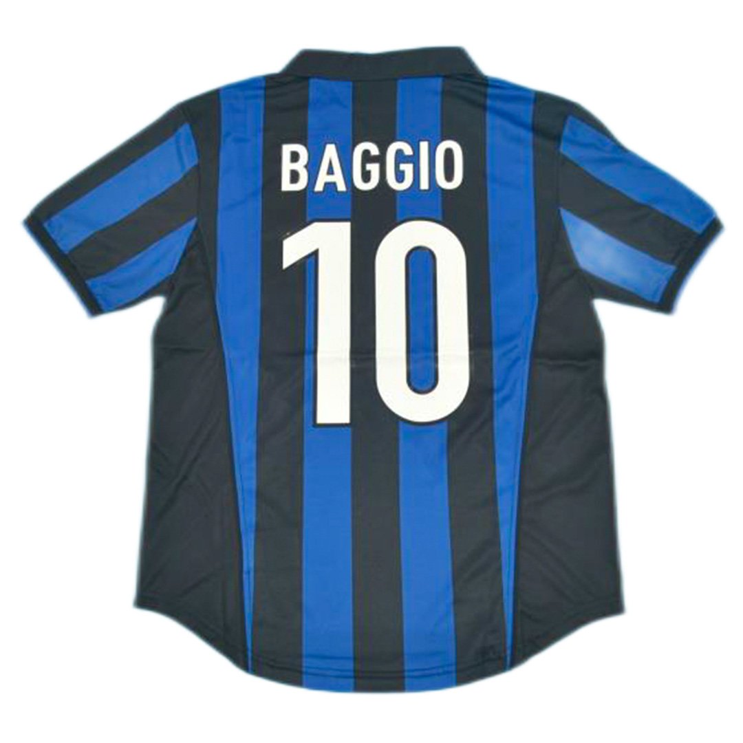 BAGGIO 10 Maillot rétro Inter Milan domicile 1998/99