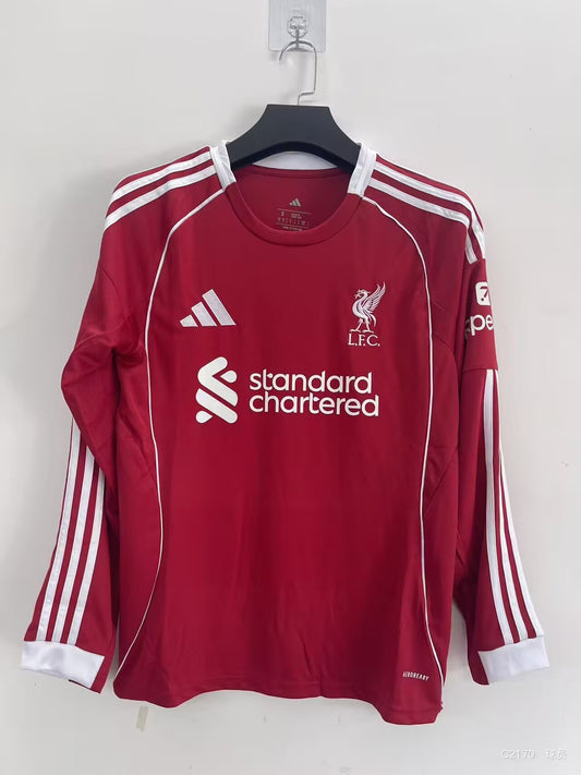 Fans Version 25/26 Liverpool home long-sleeved