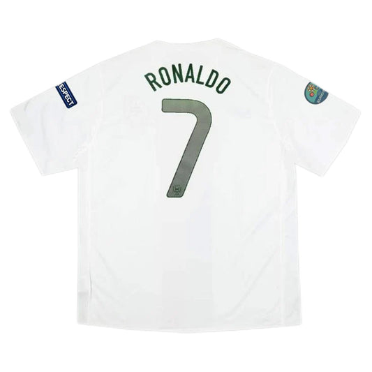Maillot Rétro Portugal Ronaldo 7 Extérieur Coupe Euro 2012