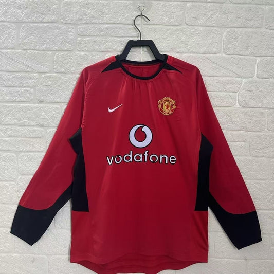Retro 02/03 Manchester United Home Long Sleeve