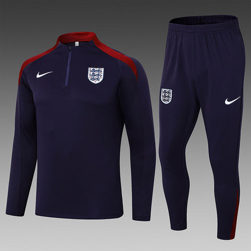 Survêtement violet demi-zip Angleterre 24/25