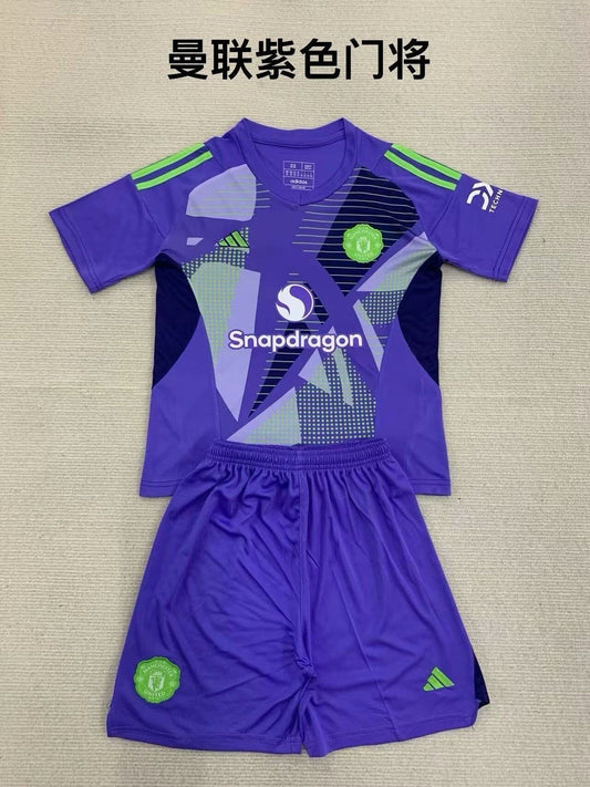 kits enfants 24/25 gardien de but de Manchester United
