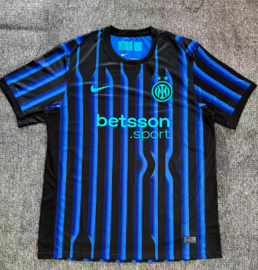 Version 25/26 pour les fans de l'Inter Milan à domicile avec le texte du logo Spotify