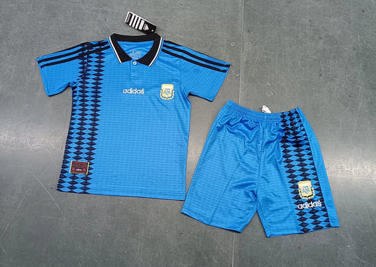 Maillots rétro pour enfants 1994 Argentine Extérieur