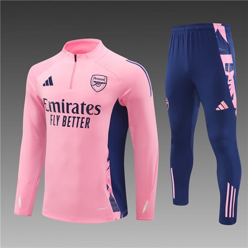 Survêtement demi-zip rose Arsenal 24/25