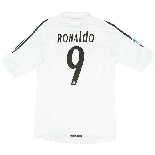 Maillot rétro Ronlado 9 domicile du Real Madrid 2005/06
