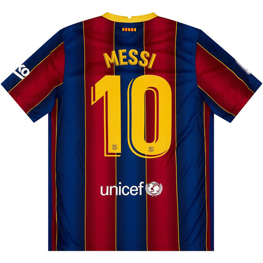 Maillot Messi 10 Rétro Barcelone Domicile 2020/21