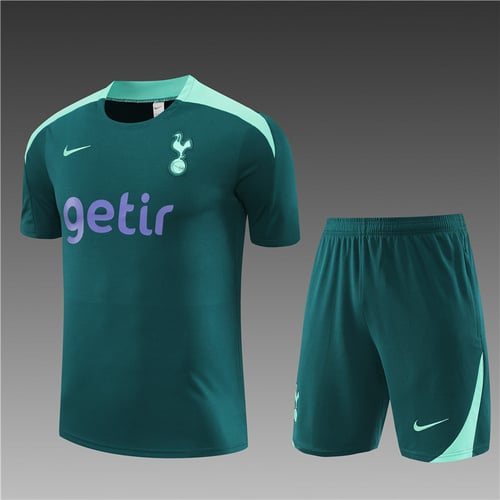 Maillots d'entraînement Tottenham vert noir 24/25