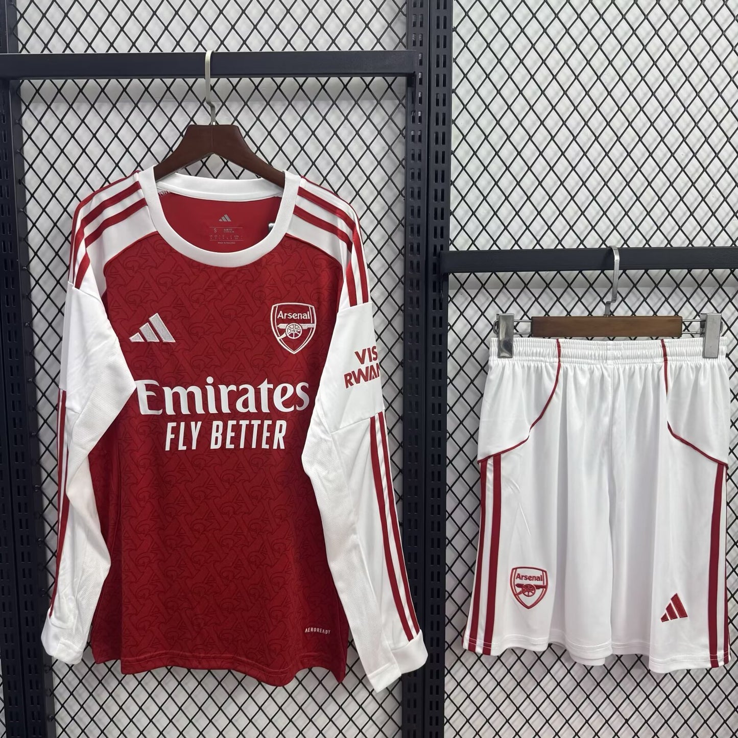 Maillots adultes 25/26 Arsenal domicile manches longues
