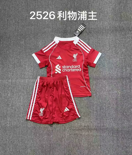 25/26Liverpool .Maillots adultes à domicile