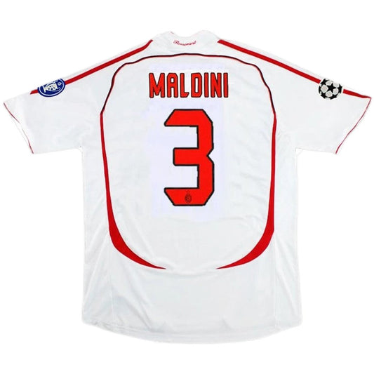 MALDINI 3 Maillot rétro AC Milan UCL Finale Extérieur 2006/07