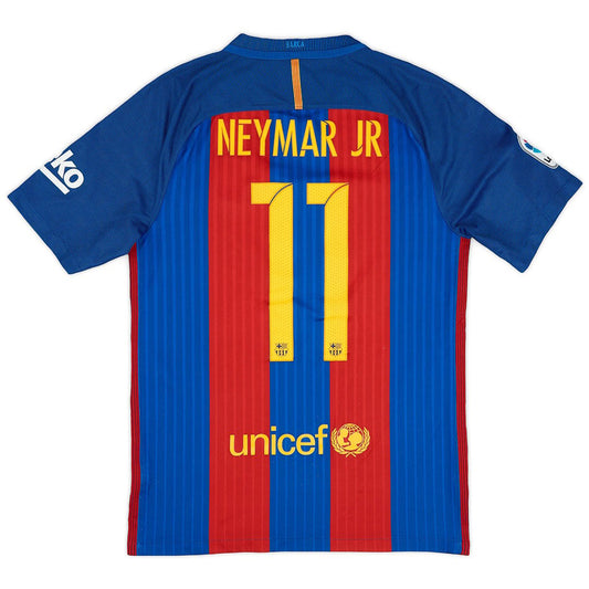 NEYMAR JR 11 Maillot Rétro Barcelone Domicile 2016/17