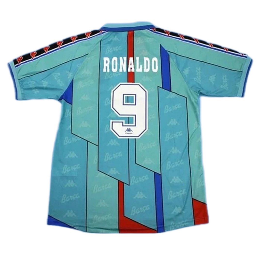 Maillot rétro Barcelone Ronaldo 9 extérieur 1996/97