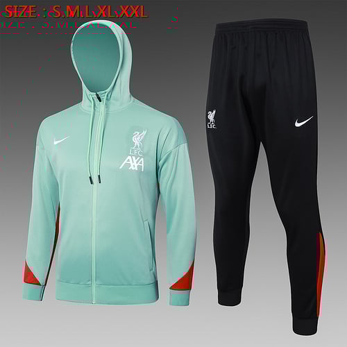 Ensemble veste à capuche Liverpool 24/25 Bean Green