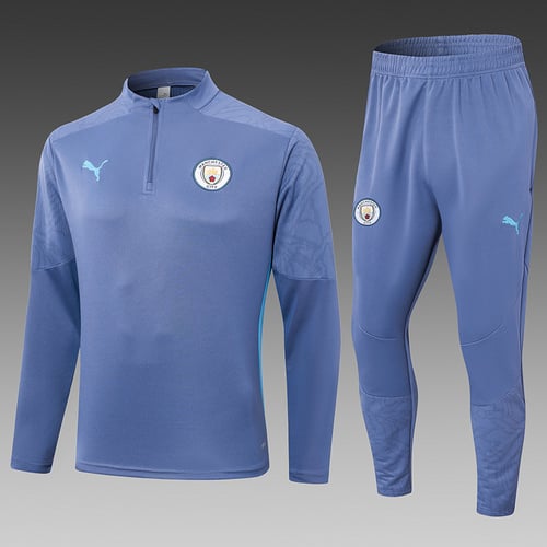 Survêtement demi-zip gris Manchester City 24/25