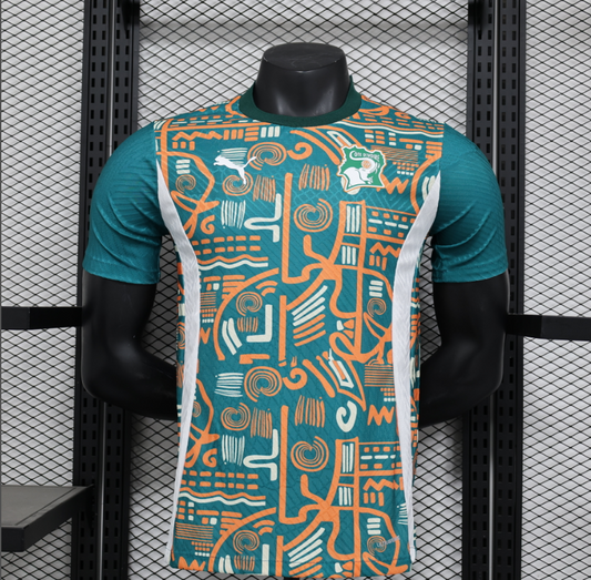 Version joueur 25/26 Uniforme d'avant-match de la Côte d'Ivoire