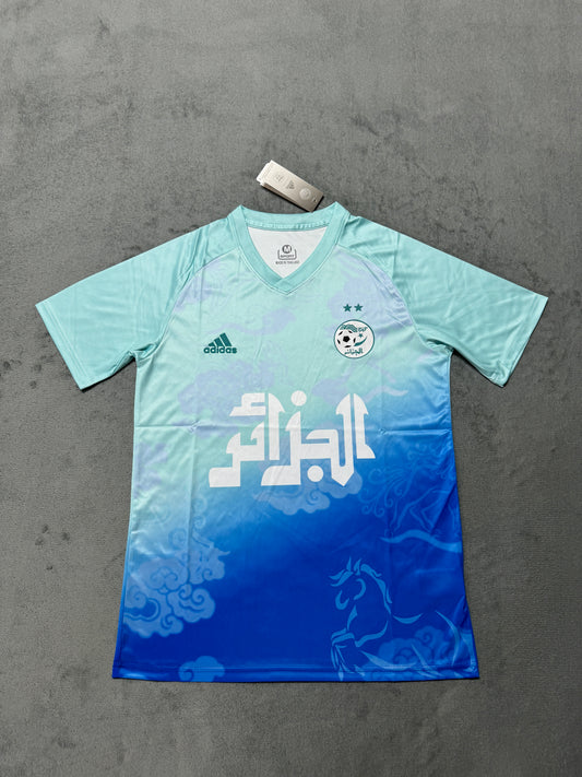 Tenue d'entraînement algérienne bleu clair Version Fans 2526