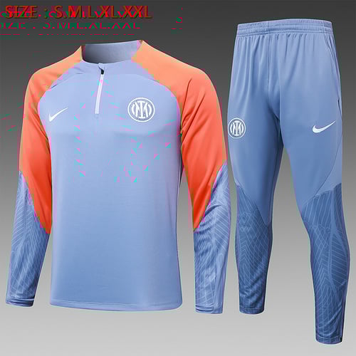 Survêtement gris demi-zip 24/25 Inter Milan