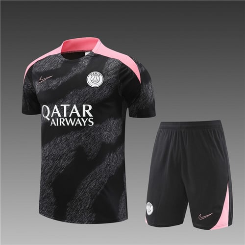 Maillots d'entraînement PSG camouflage noir 24/25