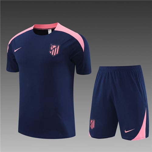 Maillots d'entraînement bleu roi 24/25 de l'Atlético de Madrid