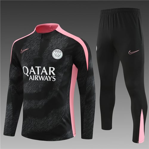 Survêtement PSG camouflage noir demi-zip 24/25