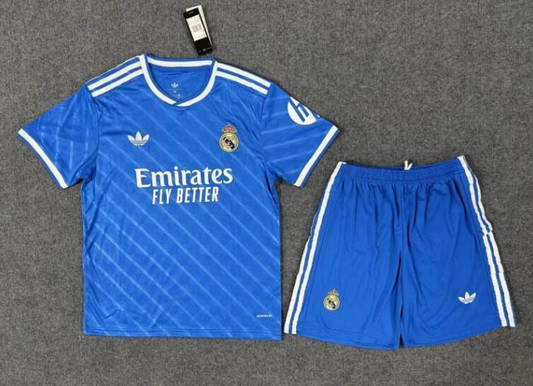 Maillots enfants 25/26 Real Madrid Deuxième extérieur