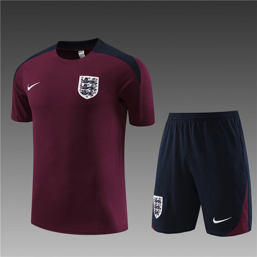 Maillots d'entraînement Angleterre Jujube rouge 24/25