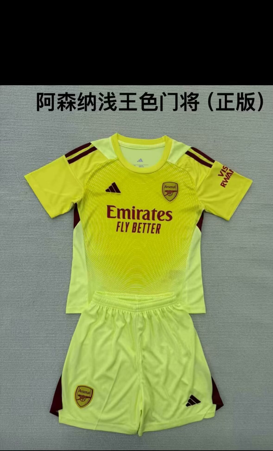 25/26  New(Arsenal Light King Goalkeeper)   kids Kits