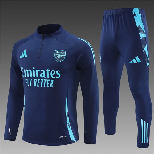Survêtement demi-zip bleu royal Arsenal 24/25