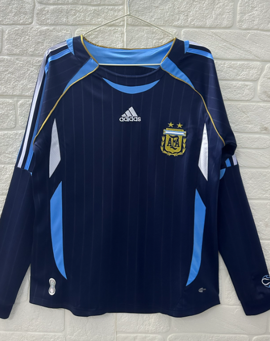 Maillot extérieur rétro à manches longues Argentine 06/07
