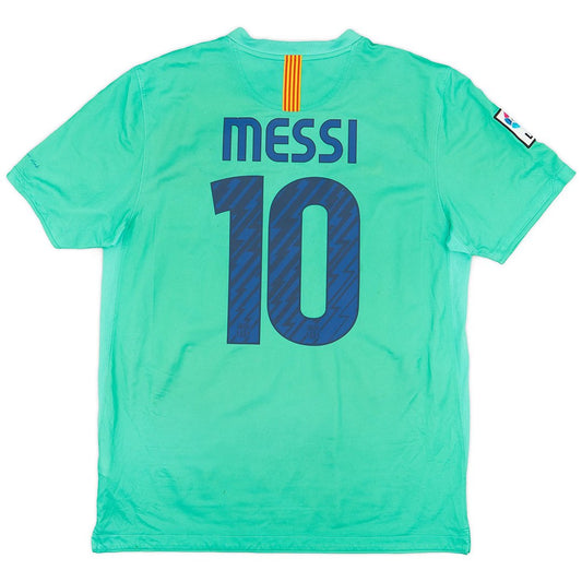 Maillot rétro Messi 10 Barcelone extérieur 2010/11