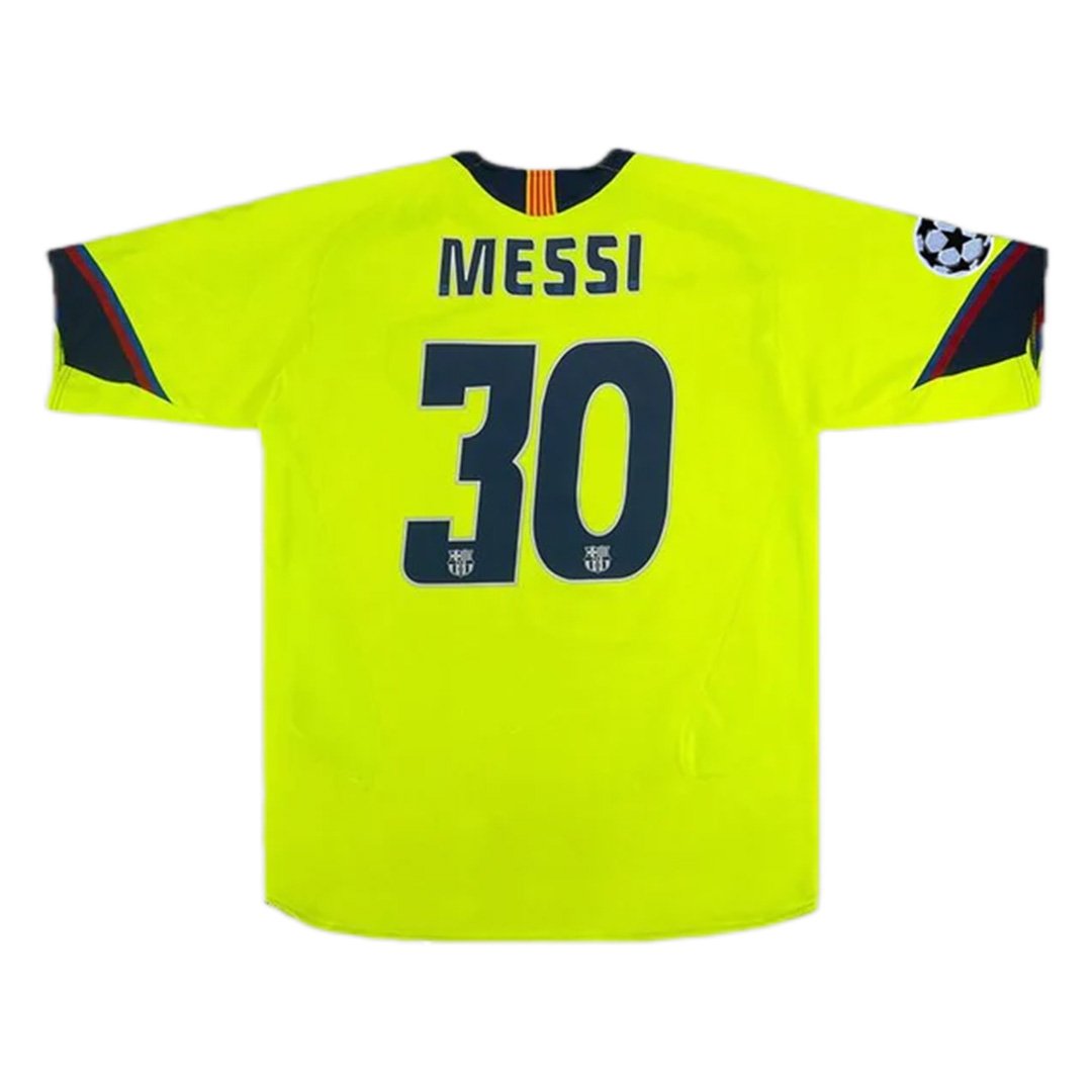 Maillot rétro Messi 30 Barcelone extérieur 2005/06