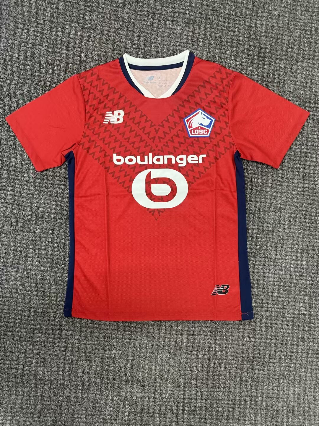 Maillots de football domicile Lille 24/25, version supporters
