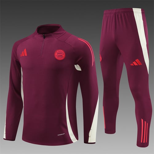Survêtement demi-zip rouge Bayern Munich 24/25
