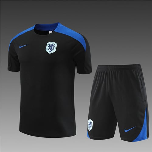 Maillots d'entraînement noirs des Pays-Bas 24/25