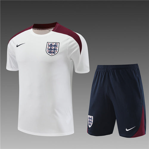 Maillots d'entraînement blancs de l'Angleterre 24/25