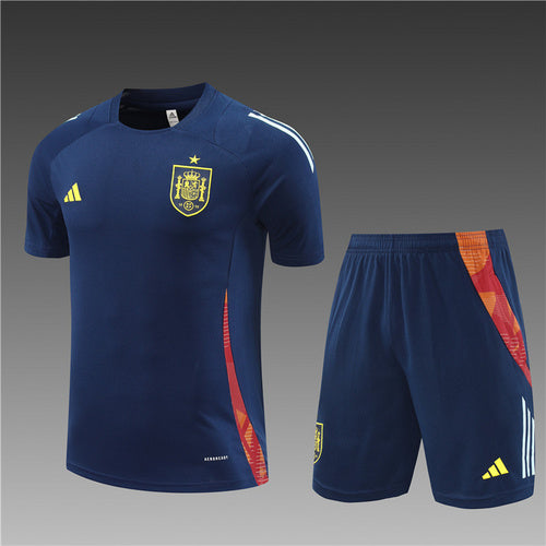 Maillots d'entraînement bleu roi Espagne 24/25