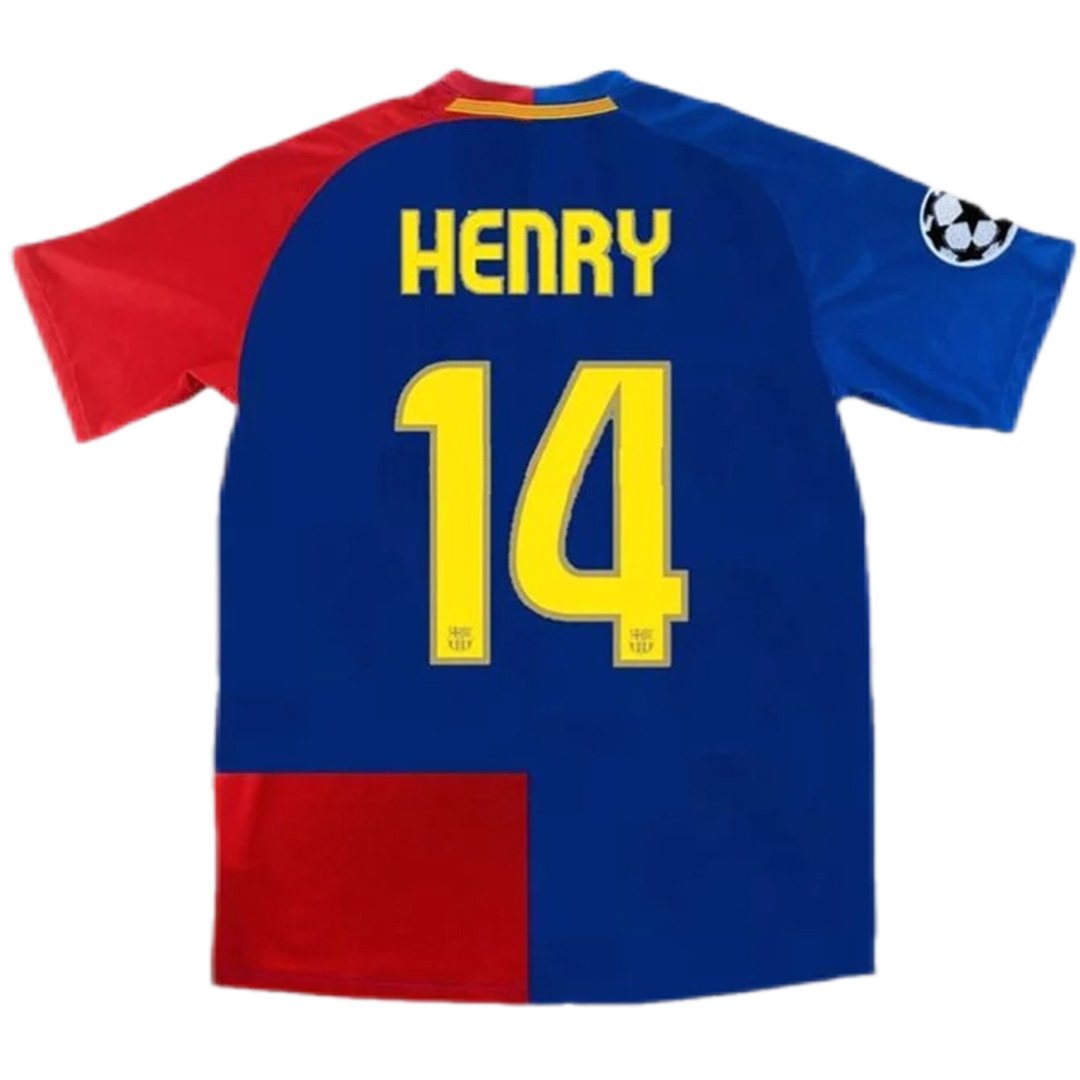 Maillot rétro Barcelone Henry 14 Finale UCL Domicile 2008/09